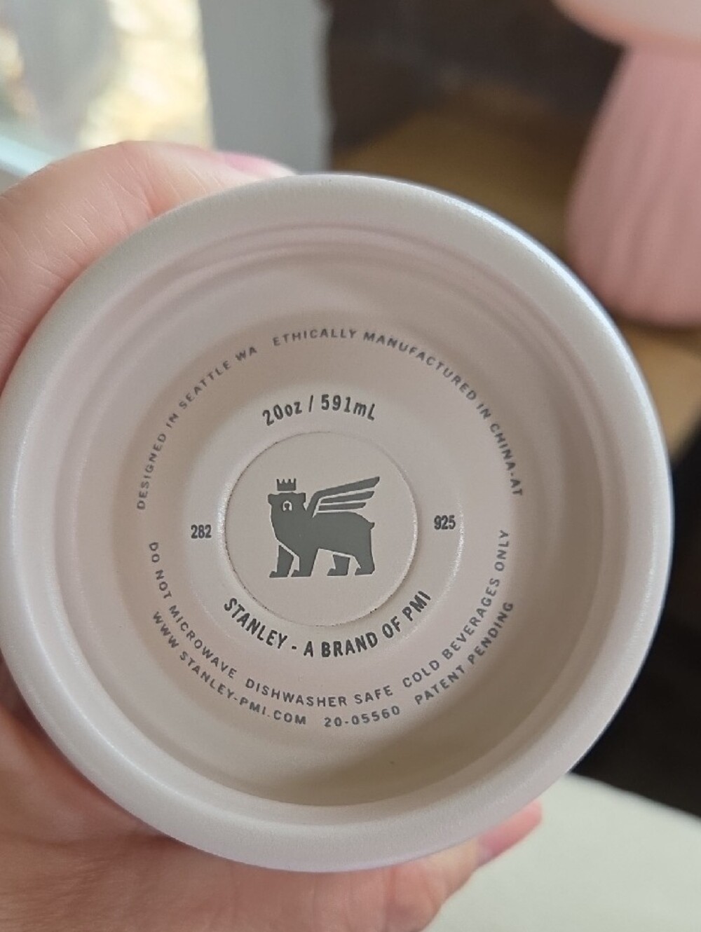 Stanley Pink 20 Ounce Shaker Bottle - Picture 5 of 9
